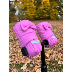 Kids Bows Scooter Warmmuffs, Hot Pink | Scooters Outdoor Pink