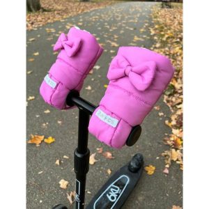 Kids Bows Scooter Warmmuffs, Hot Pink | Scooters Outdoor Pink