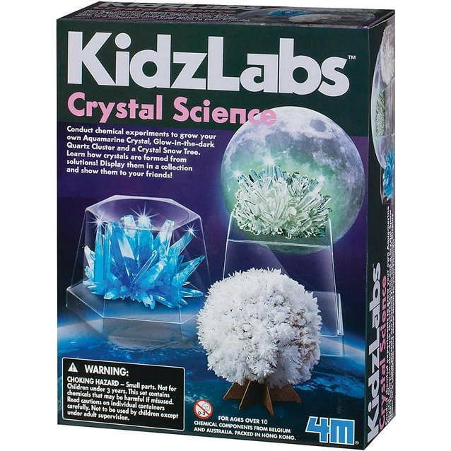 Kidzlabs 4M Crystal Science Stem Activity Kit | STEM Toys Kids Multi