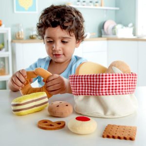 Kitchen Bread Basket Food Playset, 9 Pieces | Play Food & Accessories Kids Multi