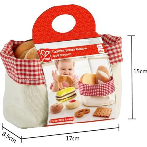 Kitchen Bread Basket Food Playset, 9 Pieces | Play Food & Accessories Kids Multi