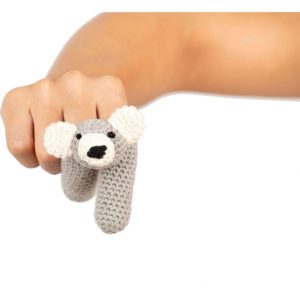 Koala Organic Knit Finger Puppet Set Of 2 | Plush Baby & Toddler Plush