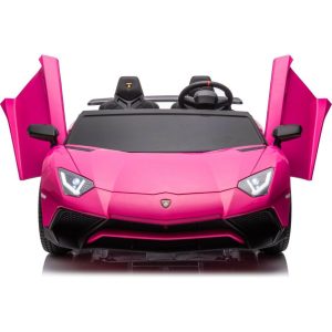 Lamborghini Aventador Sv 24V Brushless Motor Pink | Ride-Ons Outdoor Pink