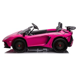 Lamborghini Aventador Sv 24V Brushless Motor Pink | Ride-Ons Outdoor Pink