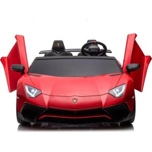 Lamborghini Aventador Sv 24V Brushless Motor Red | Ride-Ons Outdoor Red