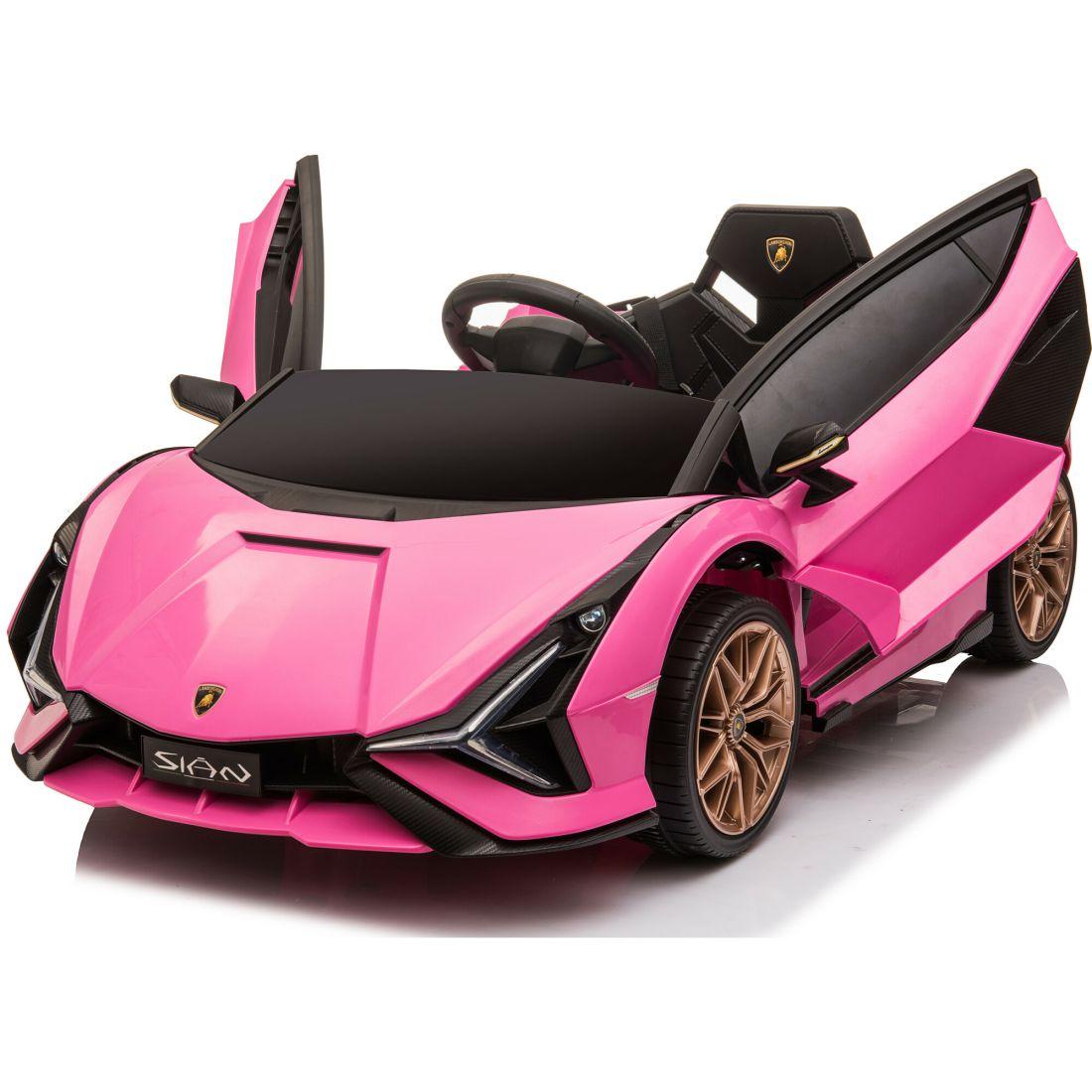 Lamborghini Sian 12V, Pink | Ride-Ons Outdoor Pink