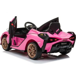 Lamborghini Sian 12V, Pink | Ride-Ons Outdoor Pink