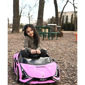 Lamborghini Sian 12V, Pink | Ride-Ons Outdoor Pink