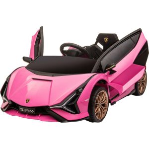 Lamborghini Sian 12V, Pink | Ride-Ons Outdoor Pink