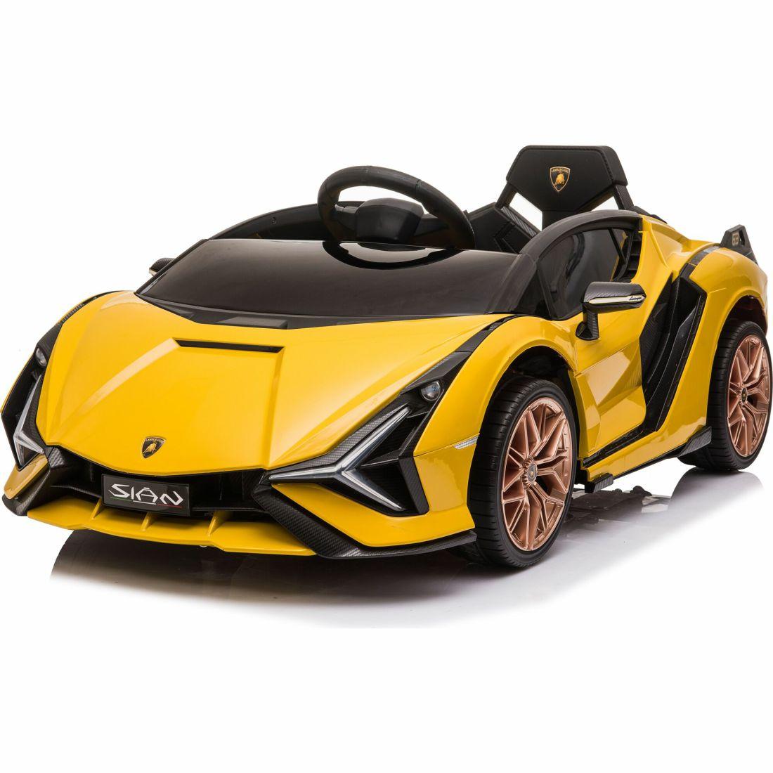 Lamborghini Sian 12V, Yellow | Ride-Ons Outdoor Ride-Ons