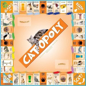 Late For The Sky Cat-Opoly Board Game | Games Games Games