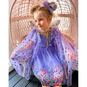 Lavender Confetti Cape, Lavender | Play Tents & Playhouses Imaginative Learning Play Tents & Playhouses