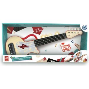 Learn With Lights Toddler Electronic Ukulele In Red | Musical Kids Multi