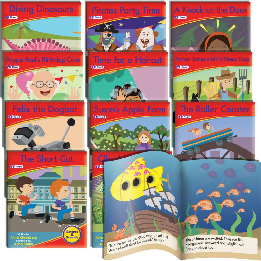 Letters & Sounds Phase 6 Set 1 Fiction Decodable Readers | STEM Toys Kids Multi