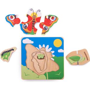 Lifecycle Layer Puzzle – Butterfly | Puzzles Imaginative Learning Multi