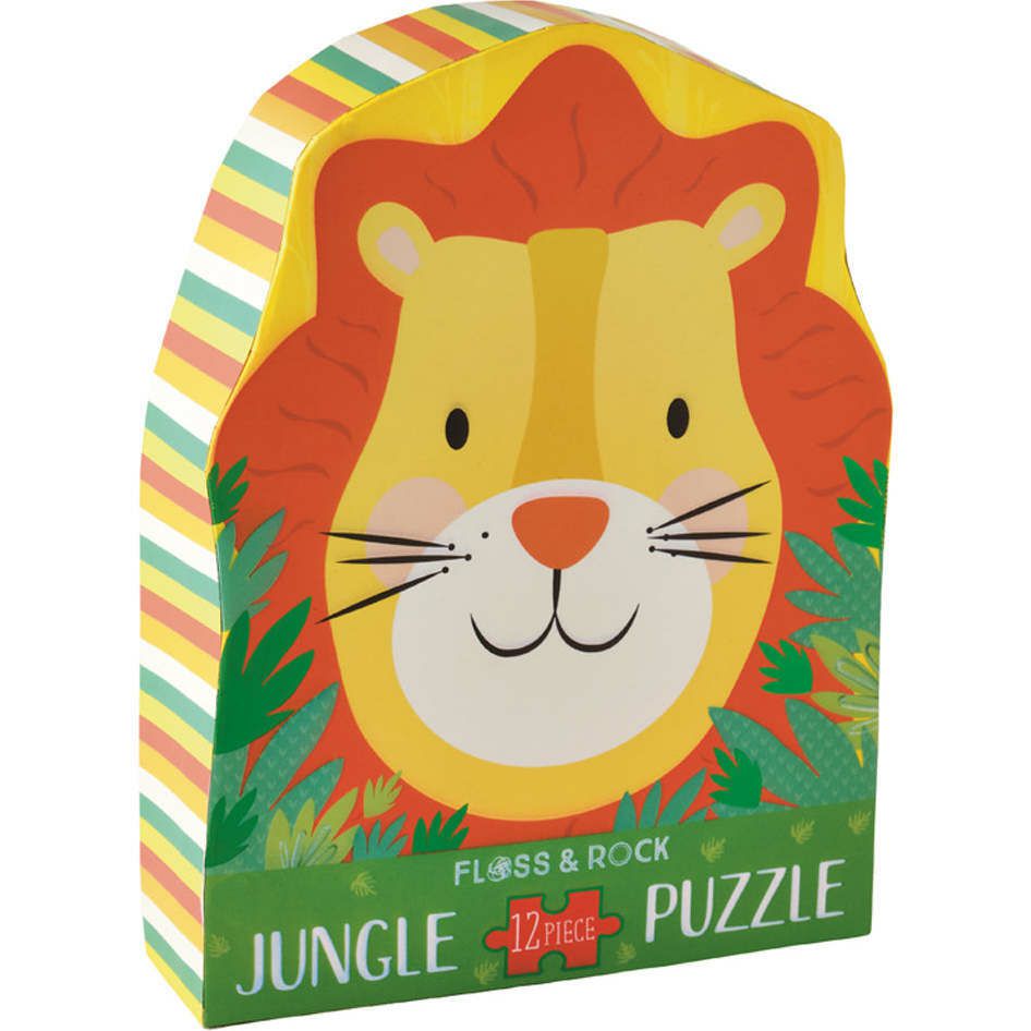 Lionshaped Jigsaw With Shaped Box,12Pc | Puzzles Imaginative Learning Multi