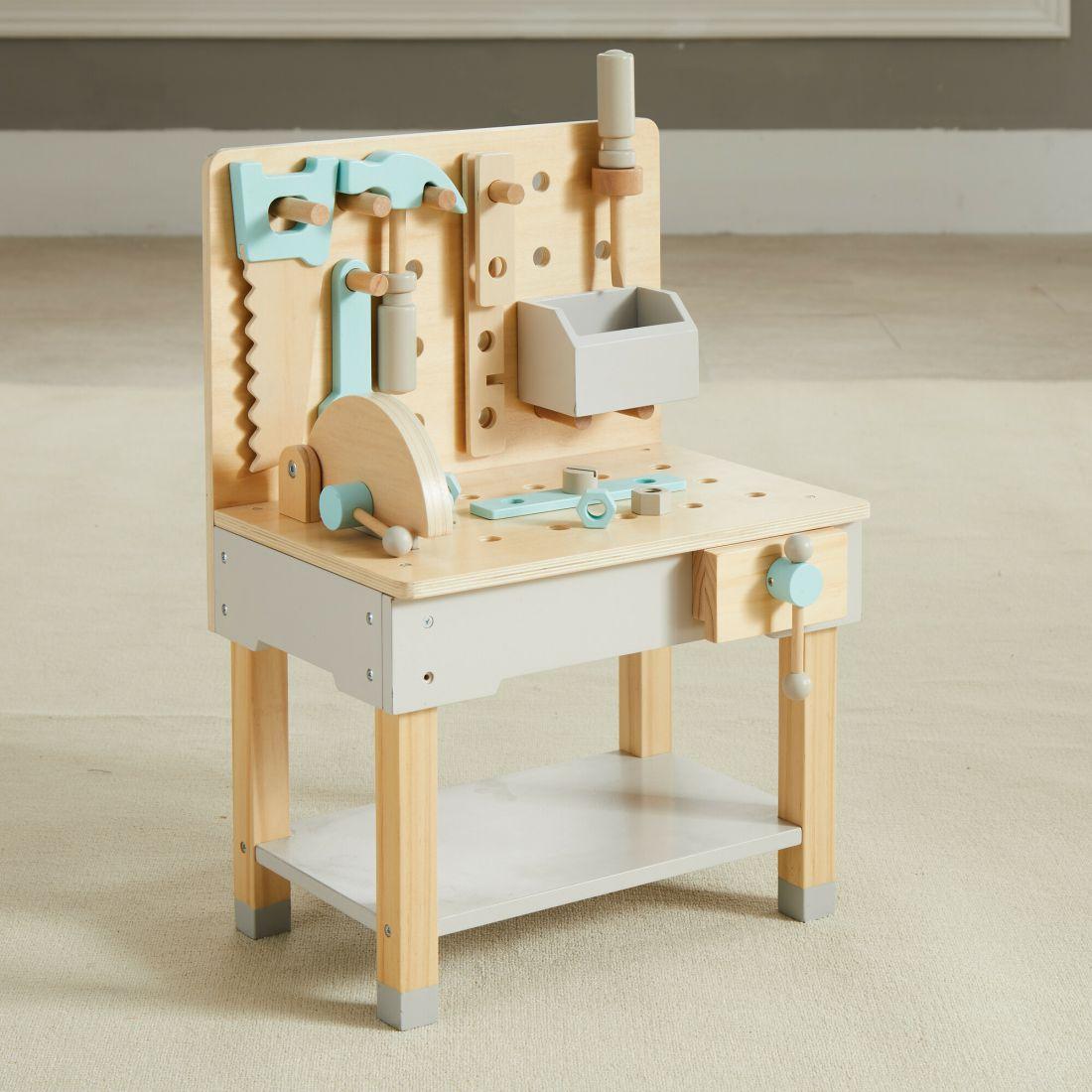 Little Builder Workbench, Natural | Activity Tables Activity Tables Activity Tables