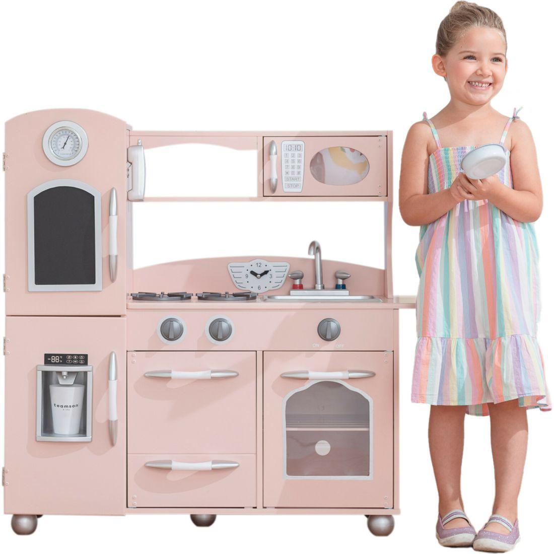 Little Chef Westchester Play Kitchen, Pink | Play Kitchens Kids Pink