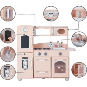 Little Chef Westchester Play Kitchen, Pink | Play Kitchens Kids Pink