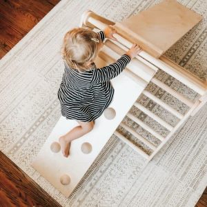 Little Climber With Both Accessories, Birch/Natural | Activity Gyms & Playmats Activity Gyms & Playmats Activity Gyms & Playmats