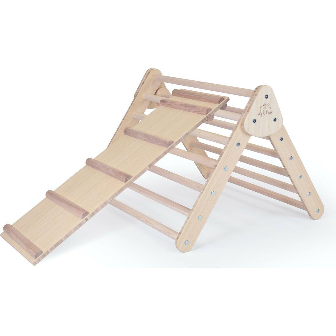 Little Climber With Ladder, Bamboo/Natural | Activity Gyms & Playmats Activity Gyms & Playmats Activity Gyms & Playmats