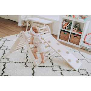 Little Climber With Rockwall, Birch/Natural | Activity Gyms & Playmats Activity Gyms & Playmats Activity Gyms & Playmats