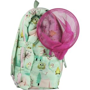 Little Kid’S Sleep-N-Pack Sleepbag, Camping Animals And Pale Pink | Yard & Lawn Games Outdoor Green