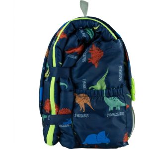 Little Kid’S Sleep-N-Pack Sleepbag, Dinosaurs And Key Lime Green | Yard & Lawn Games Outdoor Navy