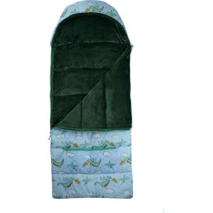 Little Kid’S Sleep-N-Pack Sleepbag, Dragons And Green | Yard & Lawn Games Outdoor Blue