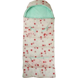 Little Kid’S Sleep-N-Pack Sleepbag, Strawberries Daisies And Seafoam | Yard & Lawn Games Outdoor Pink