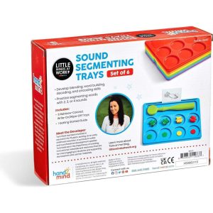 Little Minds At Work™ Sound Segmenting Trays, Set Of 6 | Educational Toys Educational Toys Educational Toys