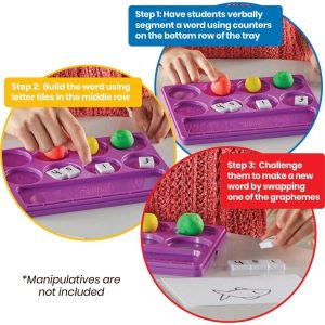 Little Minds At Work™ Sound Segmenting Trays, Set Of 6 | Educational Toys Educational Toys Educational Toys