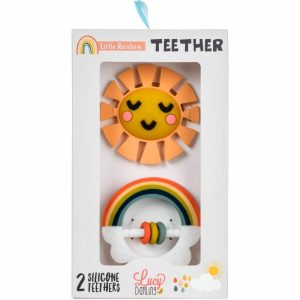 Little Rainbow Teether Toy | Teethers & Rattles Baby & Toddler Multi