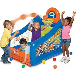 Little Tikes Hoop It Up! Play Center Ball Pit | Play Room Kids Multi