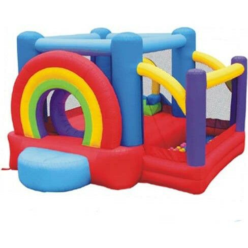 Lucky Rainbow Bounce House | Outdoor Playsets & Playgrounds Outdoor Multi