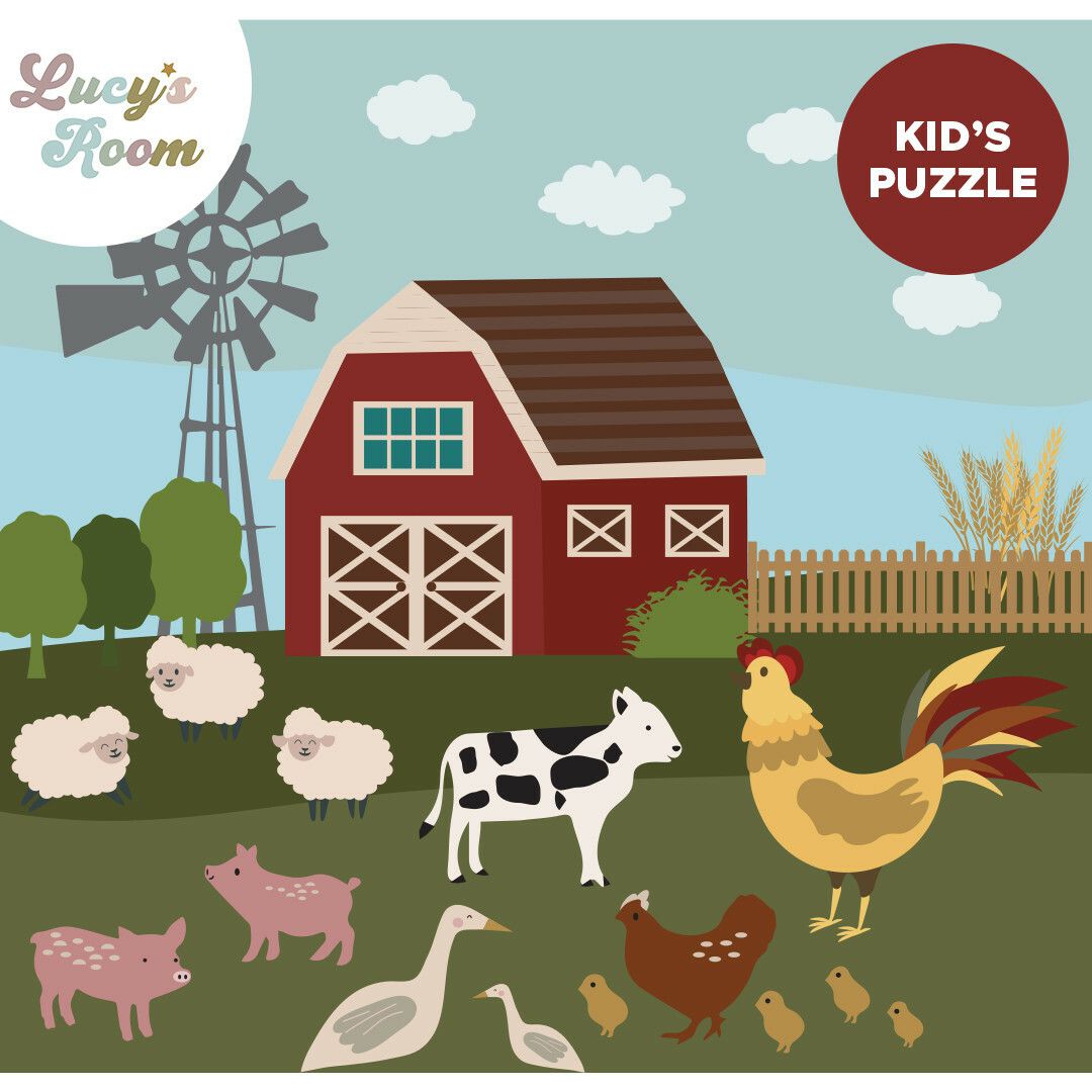 Lucy’S Room Farm Friends Puzzle | Puzzles Imaginative Learning Multi