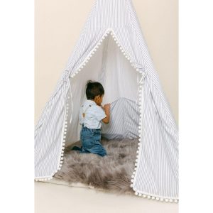 Luxury Shag Mattress, Grey | Play Tents & Playhouses Imaginative Learning Grey