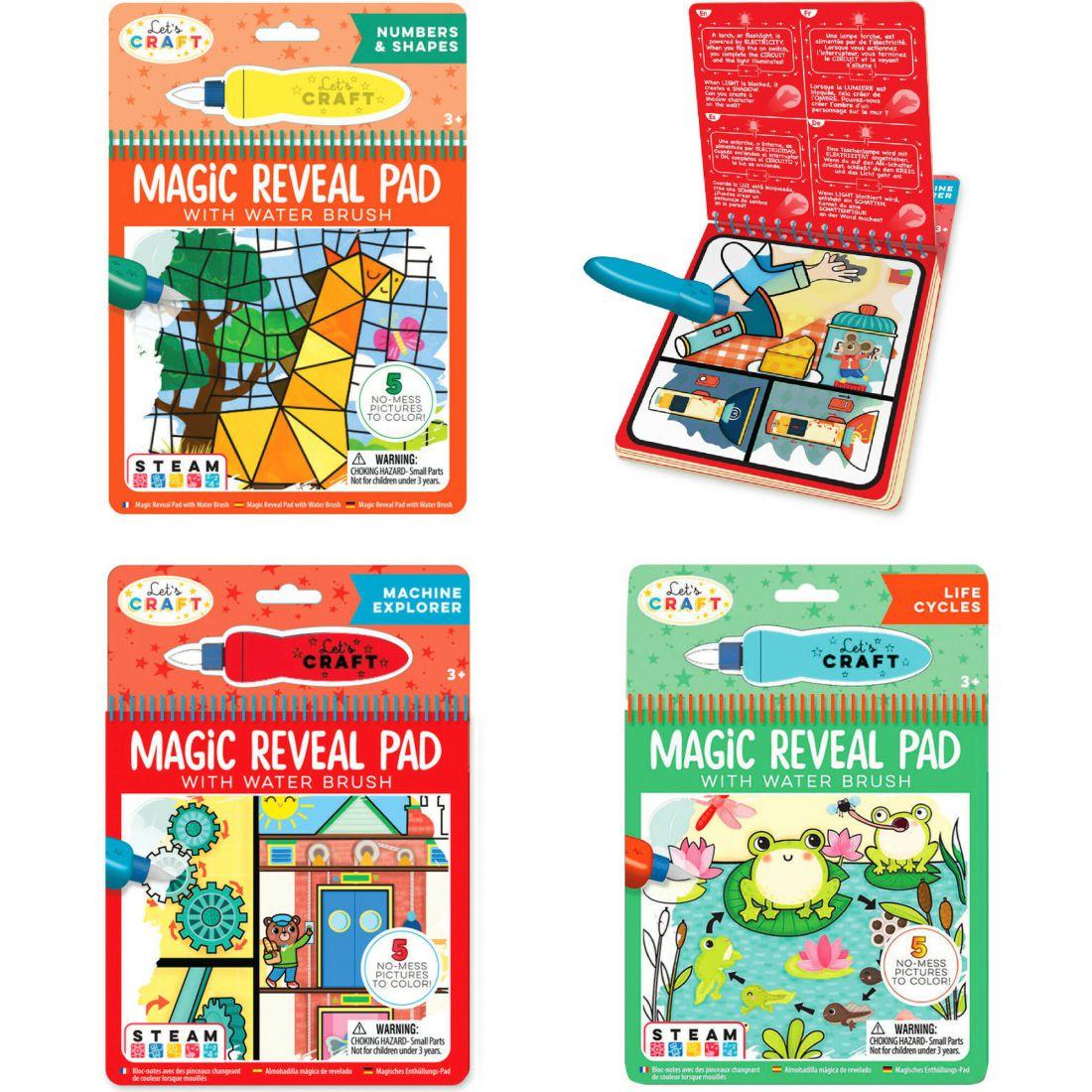 Magic Reveal Pads, Steam Bundle | STEM Toys Kids Multi