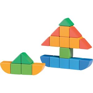 Magicubes Shapes Recycled, 32 Pieces | STEM Toys Kids Multi