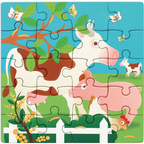 Magnetic Puzzle Book To Go Farm | Puzzles Imaginative Learning Multi