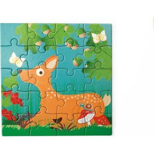 Magnetic Puzzle Book To Go Forest Life | Puzzles Imaginative Learning Multi