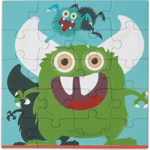 Magnetic Puzzle Book To Go Monsters | Puzzles Imaginative Learning Multi