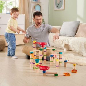 Marble Run Tricks N’ Twists Diy Wood Building Racetrack | Games Games Games