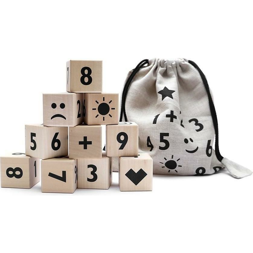 Math Blocks, Black | Blocks, Sorters & Stackers Baby & Toddler Black