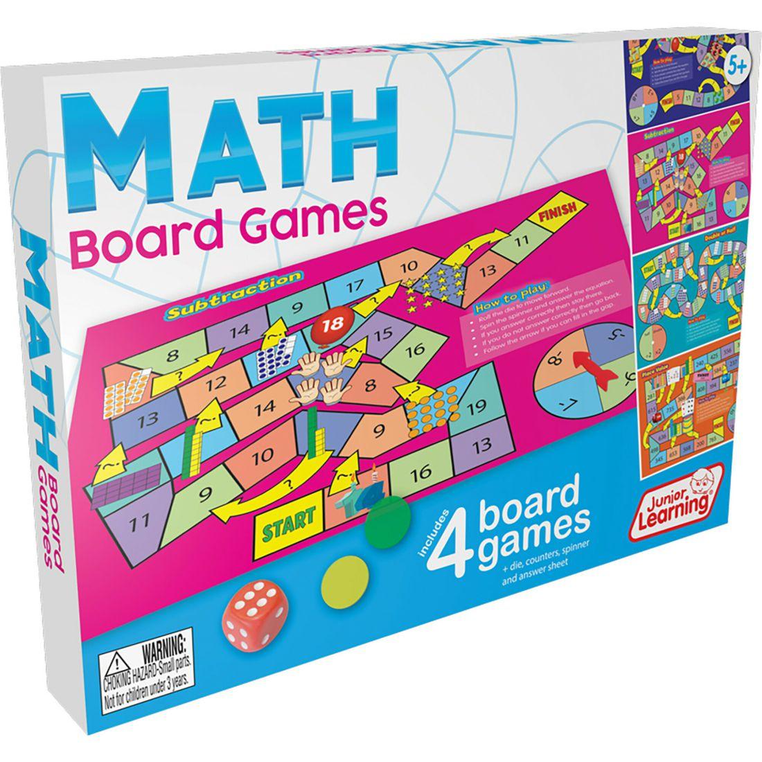 Math Board Games, Kindergarten Grade 1 Learning | Games Games Games