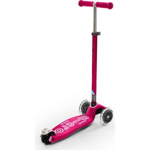 Maxi Deluxe Led Kids Scooter, Pink | Scooters Outdoor Pink