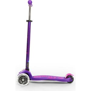 Maxi Deluxe Led Kids Scooter, Purple | Scooters Outdoor Purple