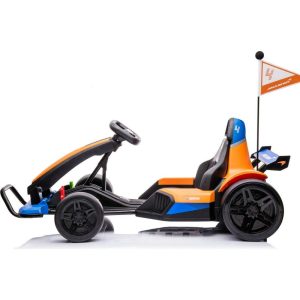 Mclaren Gokart 24V, Black/Orange | Ride-Ons Outdoor Ride-Ons