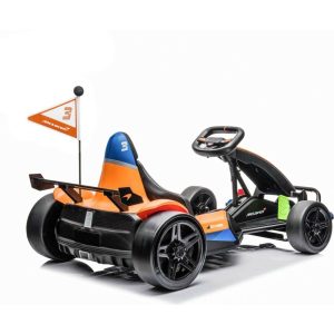 Mclaren Gokart 24V, Black/Orange | Ride-Ons Outdoor Ride-Ons