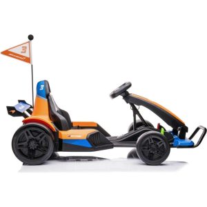 Mclaren Gokart 24V, Black/Orange | Ride-Ons Outdoor Ride-Ons